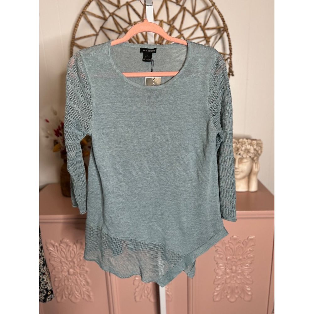 Women's Sans‎ Pareille Blue Sweater S